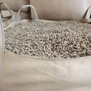 High-Quality Hardwood Heating Pellets - 1000lb Tote Bags